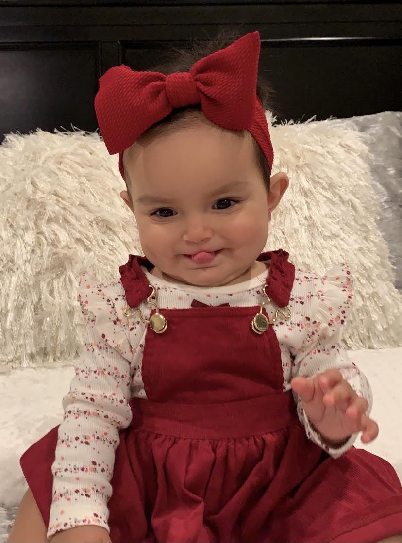 Maroon Mini Bow Headwrap