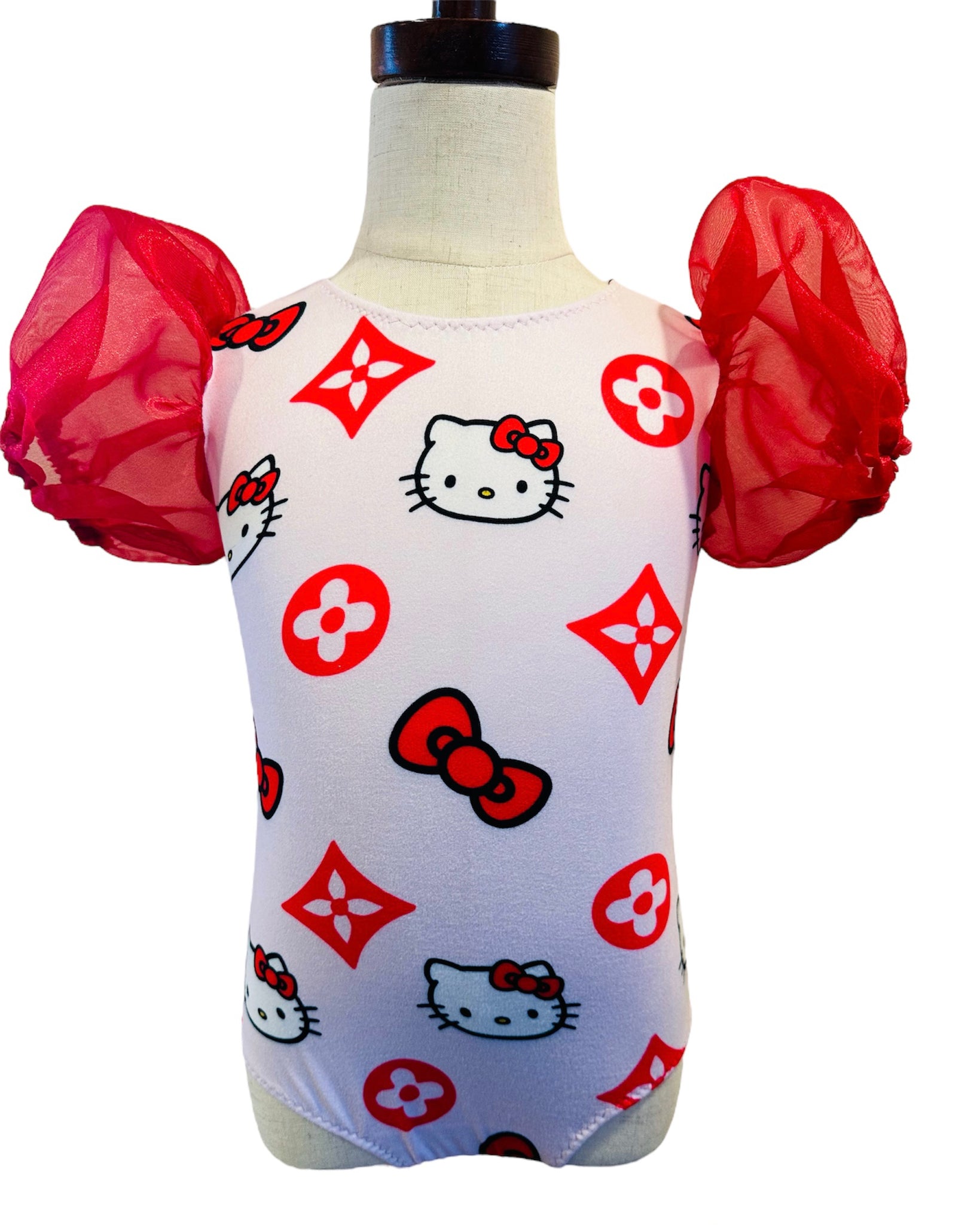 Kitty Puff Sleeve Leotard